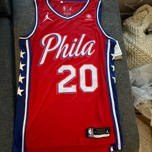Philadelphia 76ers Jared McCain jersey